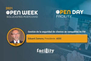 Eduard Zamora, presidente de ADSI. Facility Open Day 2021. 