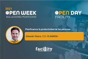 Eduardo Ybarra, CEO de Plannifai. Facility Open Day 2021.