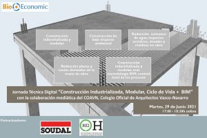 Cartel Webinar COAVN “Construcción Industrializada + BIM