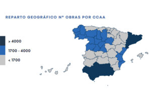 Reparto geográfico por CCAA