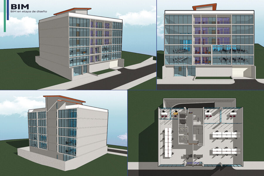 BIM etapa diseño: 4 diseños de edificios