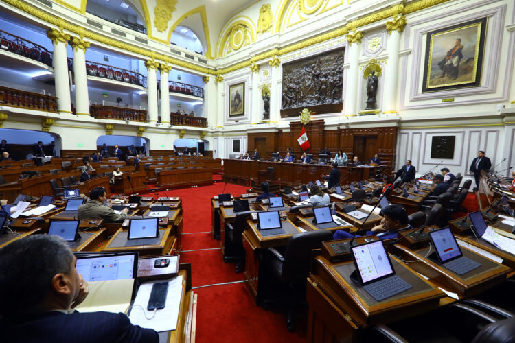 pleno del Congreso de la República del Perú